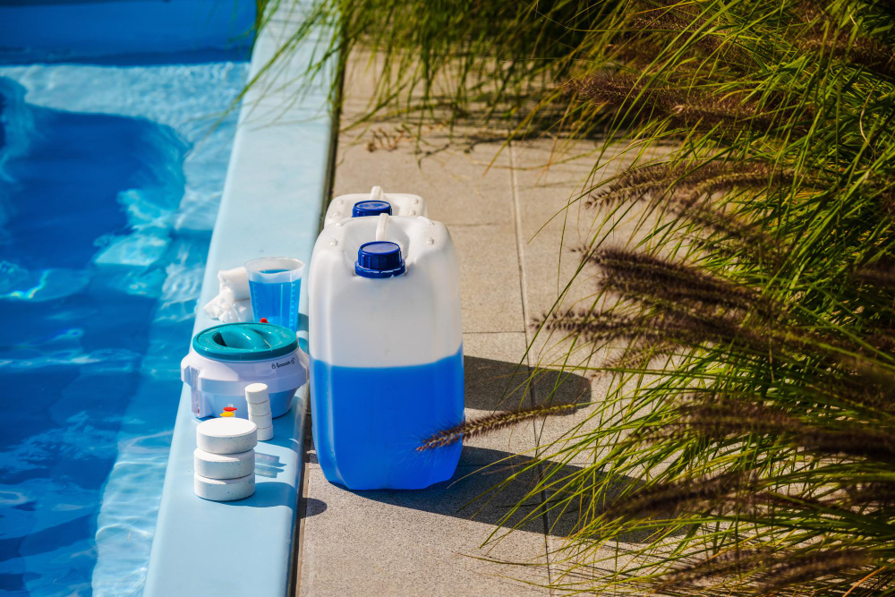 Produits chimiques pour piscine